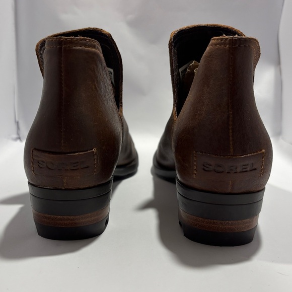 Women’s 8.5 brown Sorel ankle leather boots - Picture 4 of 6